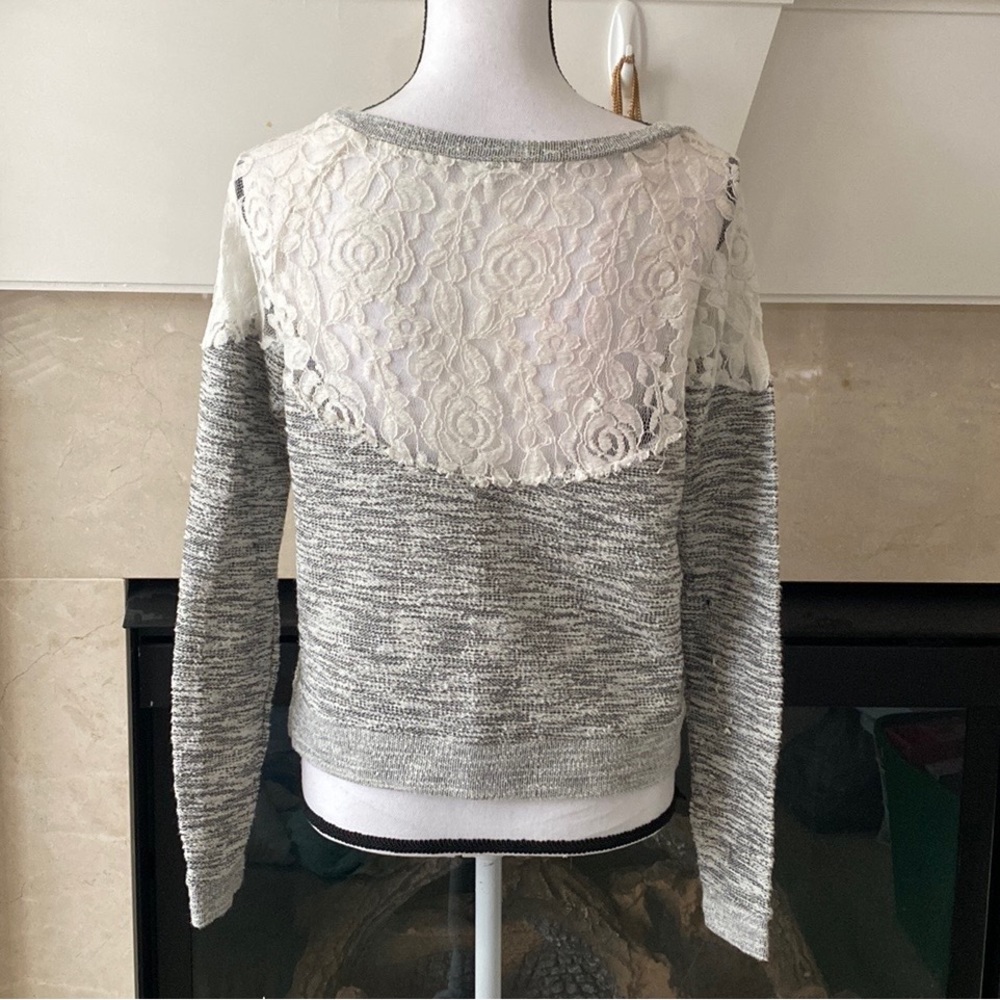 Lace sweater